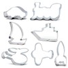 Transport Cookie Cutter Set,7pcs Cookie Cutter Train Cookie Cutter Car