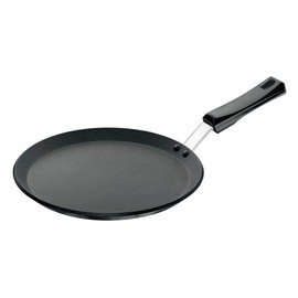 Futura Non-Stick Griddle, 10" Plastic Handle, Black