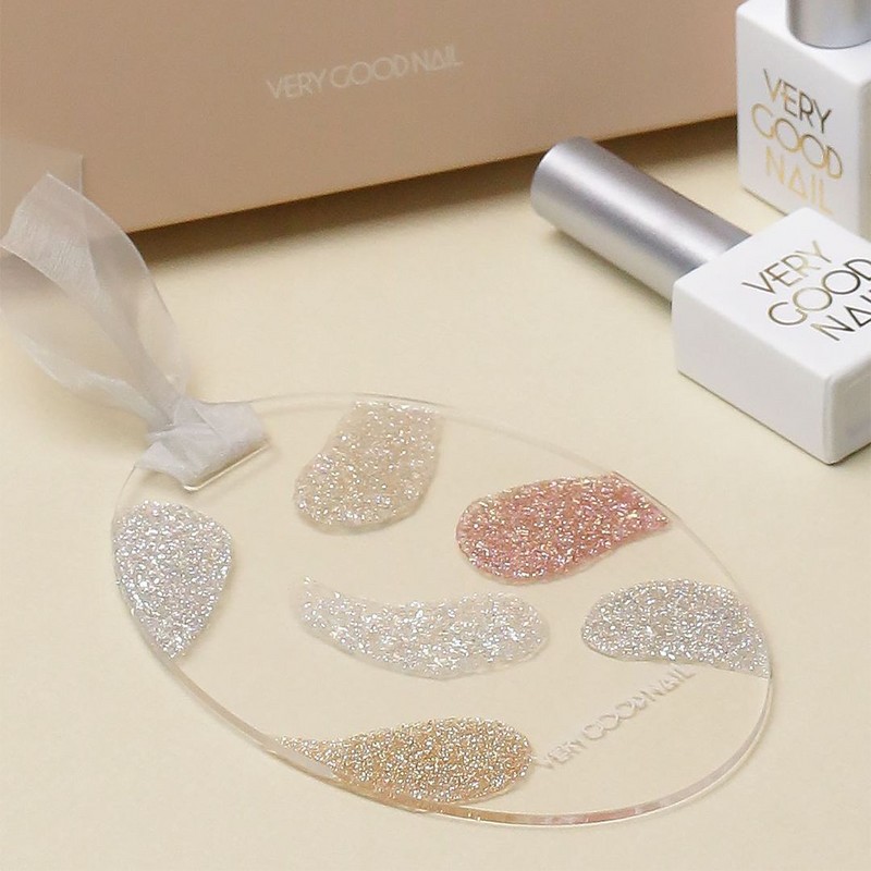 Very Good Nail Glitter Moment Silver & Gold Single Item