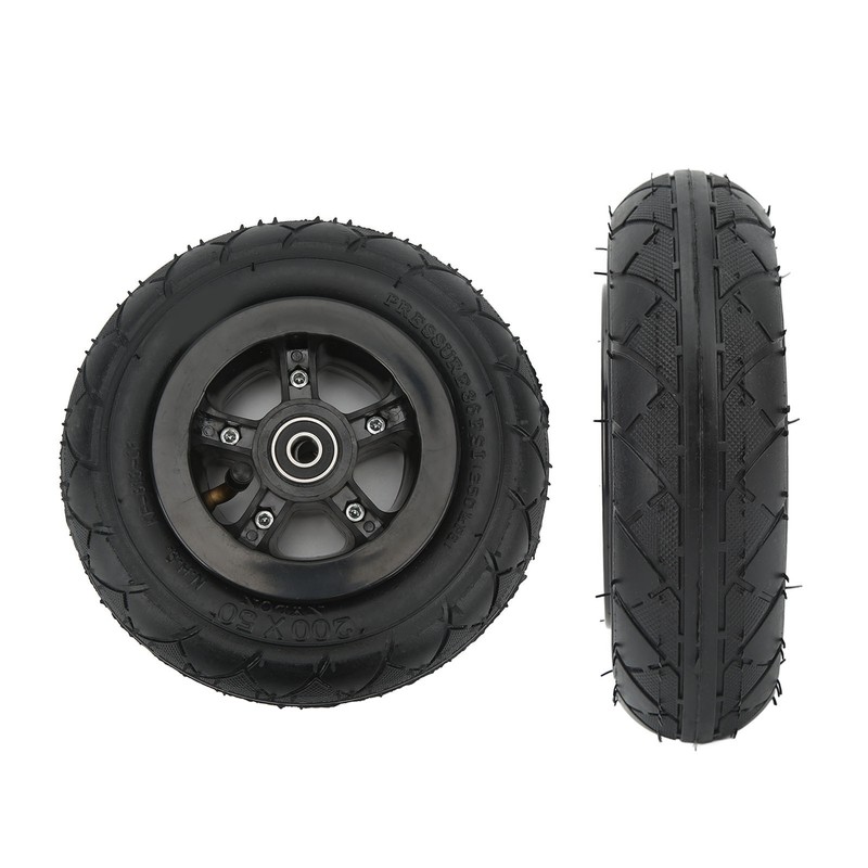 Mountain Skateboard Wheel 8in with Pneumatic Tire Mountain Scooter Wheel