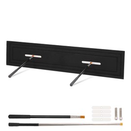 10"x 46" Rectangular Fireplace Flue Plug-Fits 9"x45" and Smaller Chimney Flues-Replacement Draft Stopper & Damper Tool for Wood Stove & Fireplace-Blocks Odor & Debris, Reduces Heat Loss, Energ-Saving