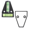 T-spirit Level, 2 Pack, Handy Cross Spirit Level, Small Pyramid