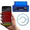 OcioDual Bluetooth Diagnosegerät Testgerät V2.1 Diagnosegerät Fehlerauslesegerät Android Blau für