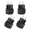 GZGXKJ GZGXKJ 4 St1ck Universal Reiseadapter Adapter Deutschland Stecker Reisestecker