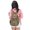 Gootium 21101AMG-S Specially High Density Thick Canvas Backpack Rucksack, Army