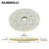 SUBRILLI Dry/Wet 3 Step Diamond Polishing Pads 4 Inch for