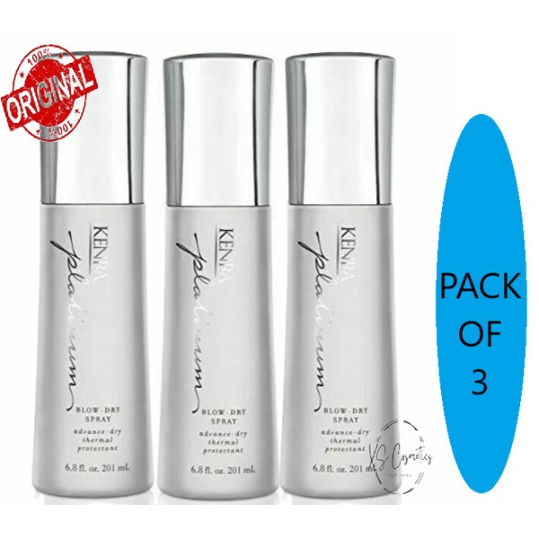 Blow 3X Kenra Platinum Blow Dry Spray Advance Dry Thermal,