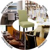 Keyroal Dining Room Chair Covers Set of 4, Stretch Solid