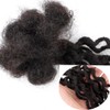 12 inch 30 Strands Curly Wave Loc Extensions Human Hair,