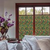 funlife Original Hand-Drawn Privacy Stained Glass Window Film, Single Sided