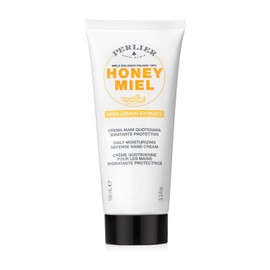 Perlier Honey Miel Crema de manos hidratante diaria con extracto de limón, 3.3 onzas