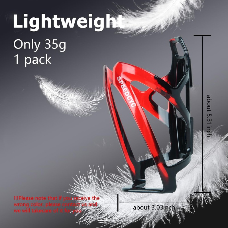 SPEEDCYC Bike Water Bottle Holder Ultra-Light Bicycle Bottle Cage with