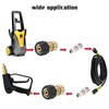 SANTUO M22 Male to 1/4" Pressure Washer Adapter Quick Plug