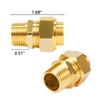 CSST Male NPT Fitting Kit 1/2'' Brass Natural Gas Quick