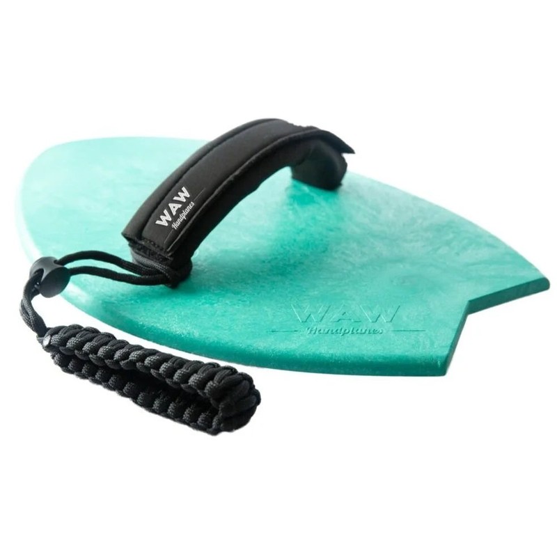 WAW! Body Surfing Handplane & Sunscreen Bundle, Sky Blue