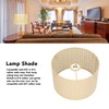 Drum Lamp Shade E27 E14 Clip Fir Leaf Shape Hollow