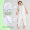LAT Toddler Sleep Sack with Fee 0.5 Tog,Unisex Cotton Baby