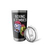 Boxing Zombie Punching Bag Knockout Fighter Stainless Steel Insulated Tumbler