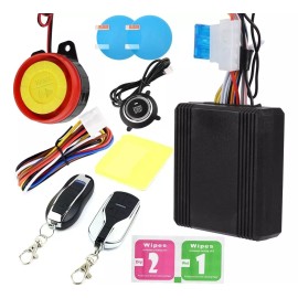 ZC Alarma Antirrobo Arranque Control Remoto Con Botón Encendido Para Moto ZC 9658