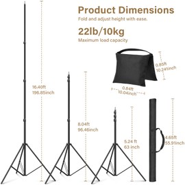 16.4' Sky High Tripod Tall Video Camera Sports Tripod Stand, Sdfghj 16.4ft/197inch/500cm Heavy Duty Photography Light Stand for Filming Recording Gopro Sport Game Photo