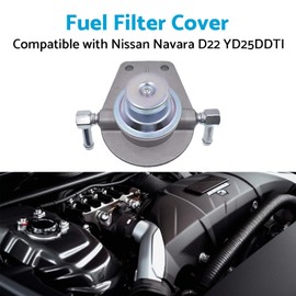 MAX COOL Fuel Filter Housing Primer Pump Cap Cover Suitable for Nissan Navara D22 YD25DDTI MT