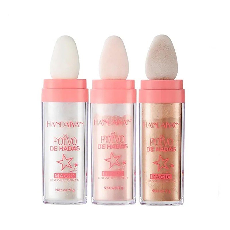 Body Glitter Highlighters Makeup Pink Powder