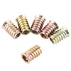 Hilitand 20 Pcs M8 Zinc Alloy Furniture Hex Drive Nut,