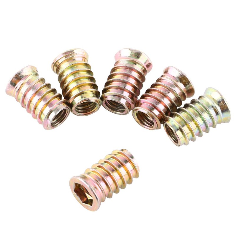 Hilitand 20 Pcs M8 Zinc Alloy Furniture Hex Drive Nut,
