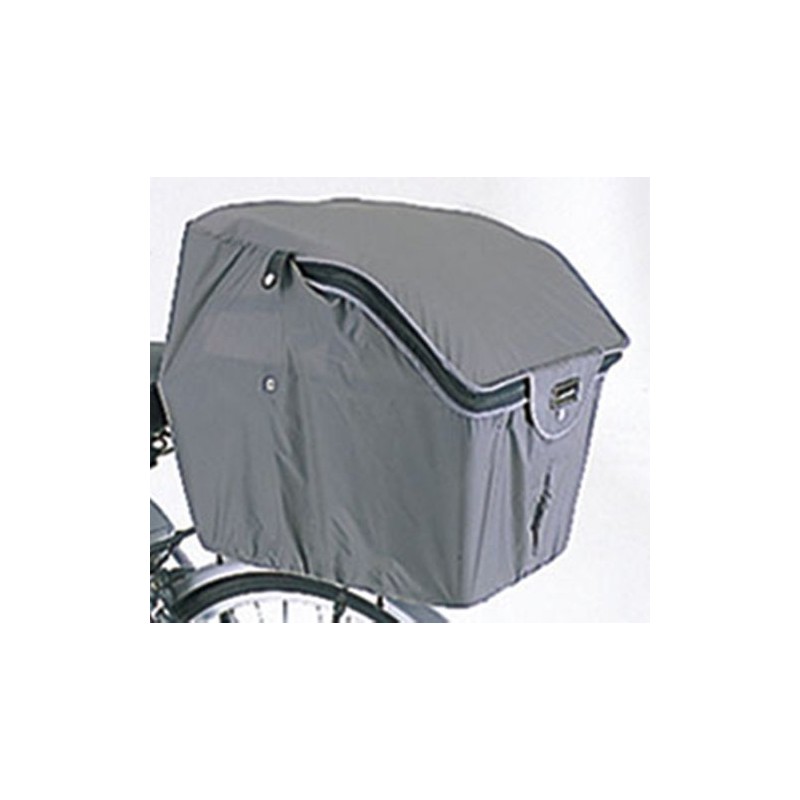 MARUTO BCR-2450 2-Tier Back Zipper Basket Cover, Gray