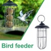 Bird Feeder Squirrel Proof Metal Bird Feeder Iron Automatic Hanging