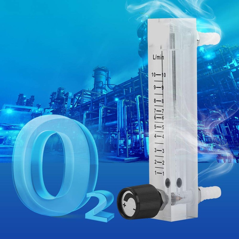 Oxygen Air Flow Meter, LZQ-7 Gas Flow Meter 1-10LPM Flow