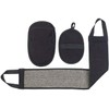 Sichler Beauty Sauna accessories: 3-piece bath set for cleansing, massage