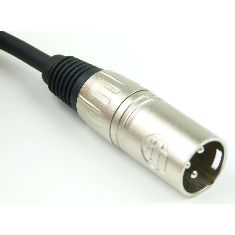 2x Adam Hall Cables 10 m Black K3MMF1000 Microphone Cable