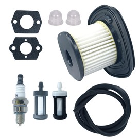 Carburionix BG86 Air Filter Tune Kit for Stihl BG86C BG86 SH86 SH86C BG56 Blower HD2 Air Filter 4241-140-4400 4241-140-4404 with Spark Plug Fuel Filter