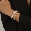 Gold Bracelets for Women Charm Bracelet Gold Stack Bracelets Non