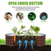SnugNiture Galvanized Raised Garden Bed, 4x2x1ft Oval Metal Planter Box