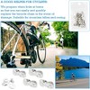Bicycle Chain Quick Link Connector Set, 5 Pairs, Compatible with