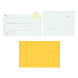 Sanrio 446360 Letter Set Pom Pom Pudding