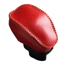 [smasol] Toyota Harrier 80 Series Dedicated Shift Knob Cover RAV4 50 Series Shift Lever Boots HARRIER Custom Interior Parts Dress-Up No Need for Hand Sewing (Type-A Red)