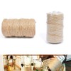 2 Rolls 50M Natural Jute Twine Long Brown Twine Rope