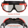 Professional Swim Goggles Women Men Adjustable Anti-Fog Wide View Swimming