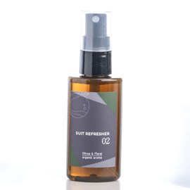 Tamamono Organic Suit Refresher Suit Deodorizing Aroma Mist Pillow Mist Essential Oil 1.7 fl oz (50 ml) (Citrus & Floral)