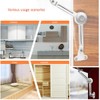 2 Pcs Soft Closing Lid Panel Support Hinges Stay,Can Be