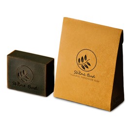 Shinebird pine campfire natural handmade aged Swedish pine tar soap 100g, 1 piece / 샤인버드 소나무 모닥불 천연 수제 숙성 스웨덴 파인타르비누 100g, 1개