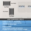 HVAC Premium 24" x 2" Return Air Grille - Sidewall