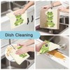 senya Overlay Frog Print Dish Cloths 6 Pack Dish Towels