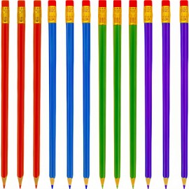 LCPQMZGH 36 Pcs Erasable Checking Pencils, Pre-Sharpened, for Marking, Coloring, Tests, Grading, Office, School (Multicolor)