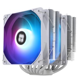 Thermalrlght Peerless Assassin 120 SE WHITE ARGB CPU Air Cooler,6 Heat Pipes CPU cooler,Dual 120mm TL-C12CW-S PWM Fan,Aluminum Heatsink Cover,AGHP Technology, for AMD AM4 AM5/Intel 115X/1851/1200/1700