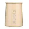 Premier Housewares Conical Utensil Holder - Cream, H14 x W11