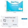 Dental Floss Deep Clean Waxed Floss in a Credit Card